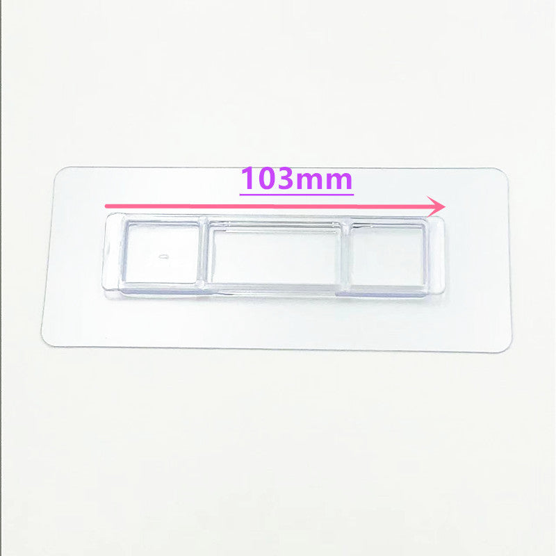 Transparent and traceless hook without punching holes