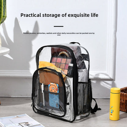 Transparent Backpack Waterproof Storage Bag