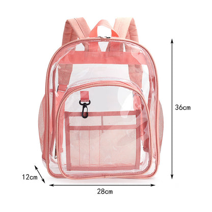 Transparent Backpack Waterproof Storage Bag