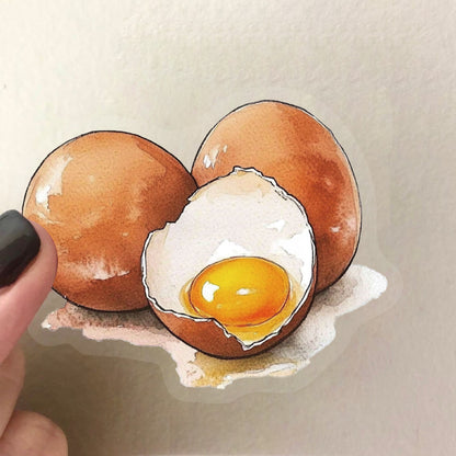 Transparent Baking Stickers Waterproof PET Decorative