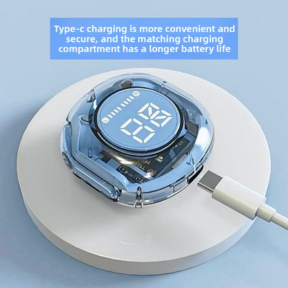 Transparent Bluetooth 5.3 Wireless Earbuds