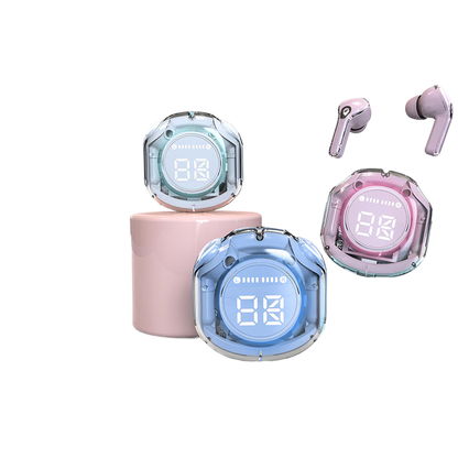 Transparent Bluetooth headphones