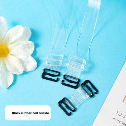 Transparent bra straps