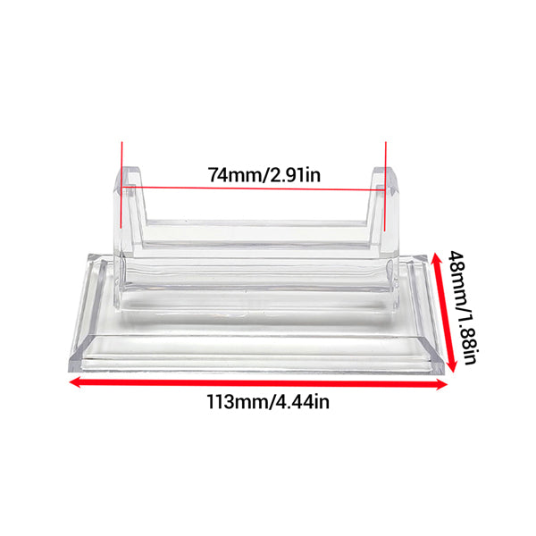 Transparent brick base