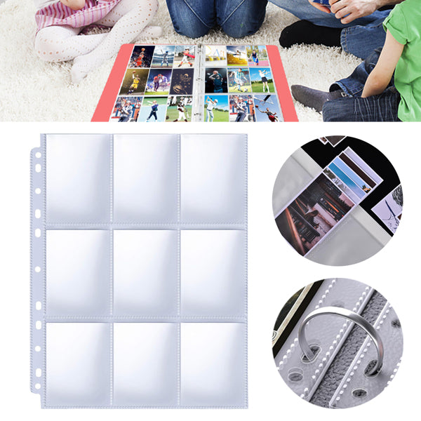 Transparent card album inner pages