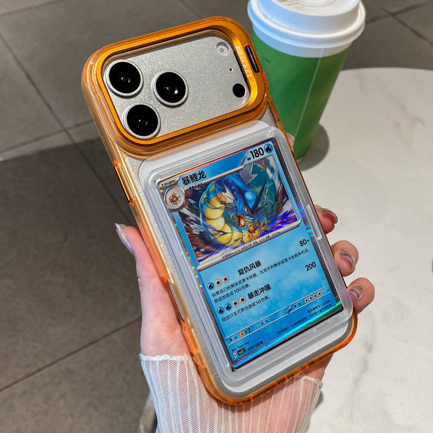 Transparent card sleeve phone case