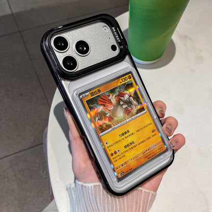 Transparent card sleeve phone case