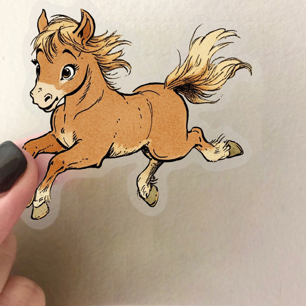 Transparent Cartoon Sticker Pack