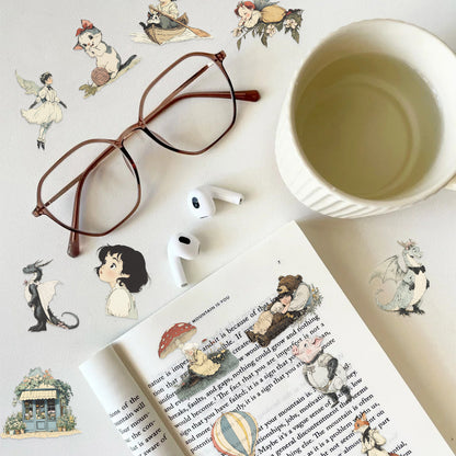 Transparent Cartoon Sticker Pack