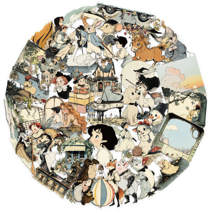 Transparent Cartoon Sticker Pack