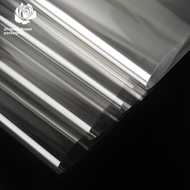 Transparent Cellophane Flower Wrapping Paper