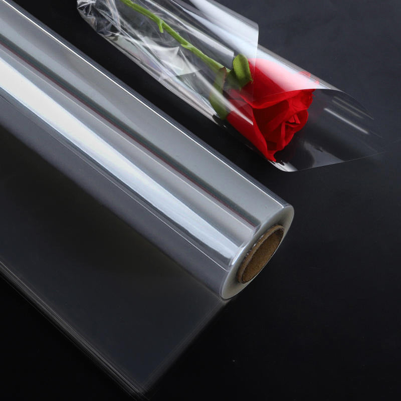 Transparent Cellophane Flower Wrapping Paper