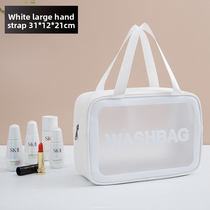 Transparent cosmetic bag and pvc toiletry bag
