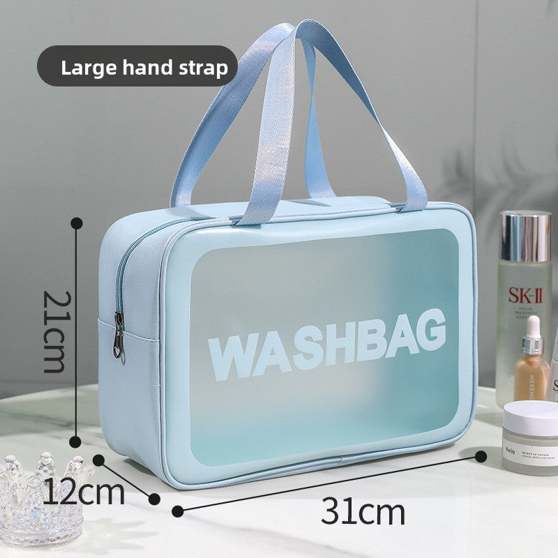 Transparent cosmetic bag and pvc toiletry bag
