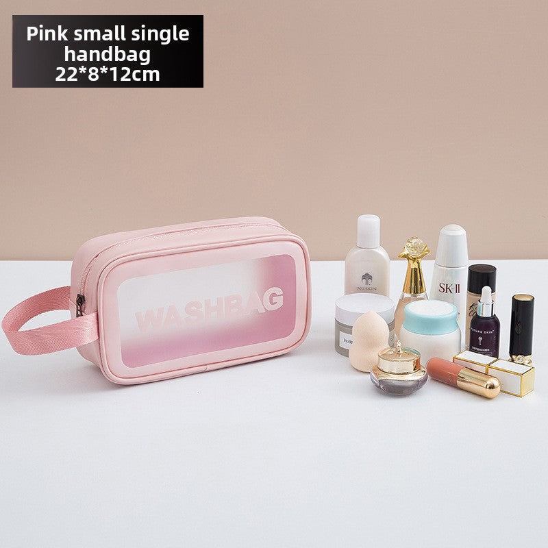 Transparent cosmetic bag and pvc toiletry bag