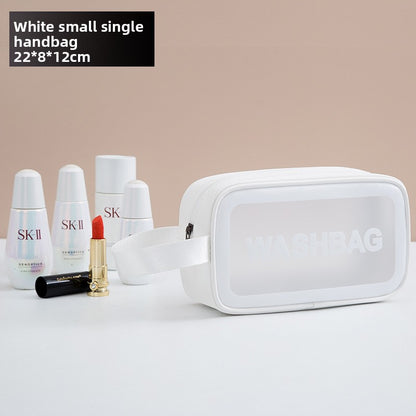 Transparent cosmetic bag and pvc toiletry bag