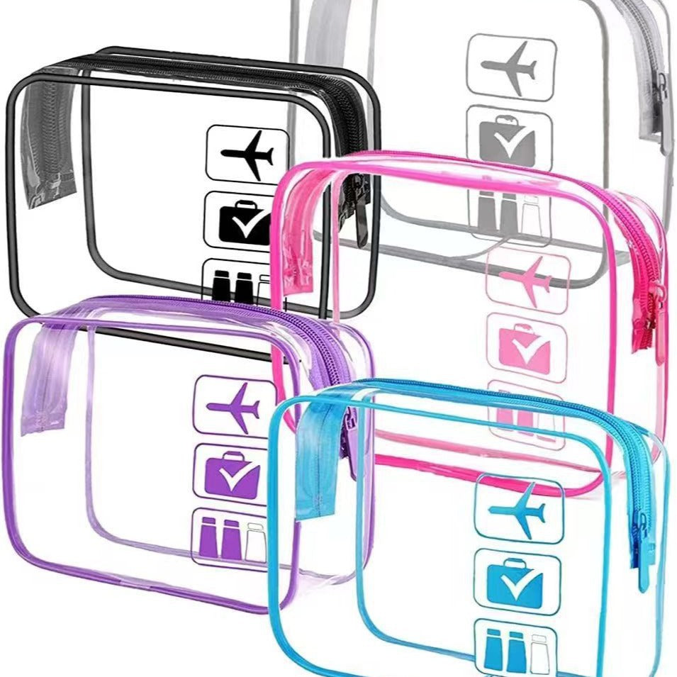 Transparent cosmetic bag