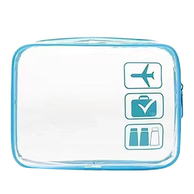 Transparent cosmetic bag