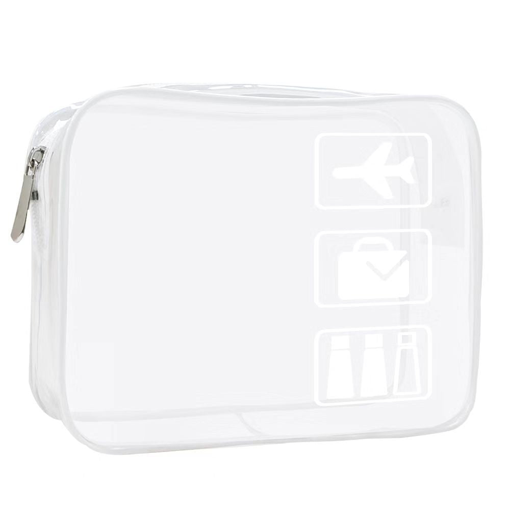 Transparent cosmetic bag