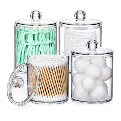 Transparent cotton pad storage box