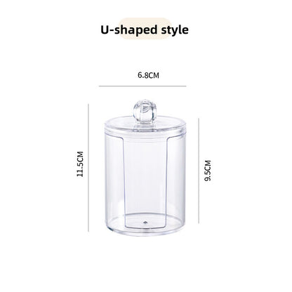 Transparent cotton pad storage box