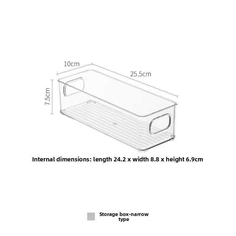 Transparent Desktop Organizer Storage Box