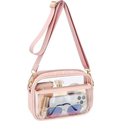 Transparent Detachable Crossbody Cosmetic Bag