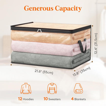 Transparent Double Zipper Storage Bags
