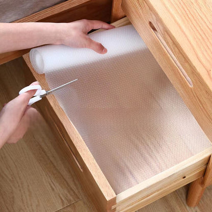 Transparent drawer mat