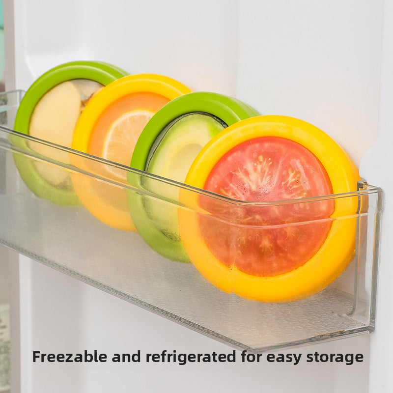 Transparent film fruit and vegetable preservation box
