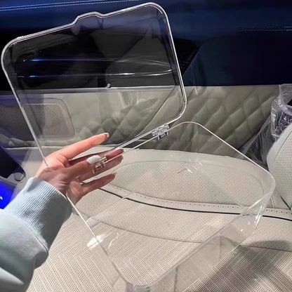 Transparent Flip Top Desktop Storage Box