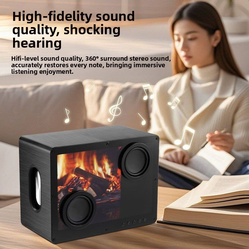 Transparent Floating Lyrics Bluetooth Speaker