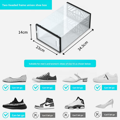 Transparent Foldable Shoe Storage Box