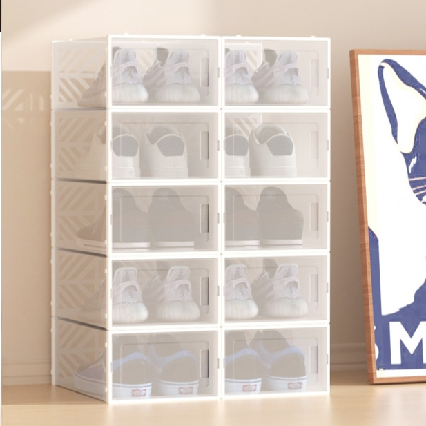 Transparent Foldable Shoe Storage Box
