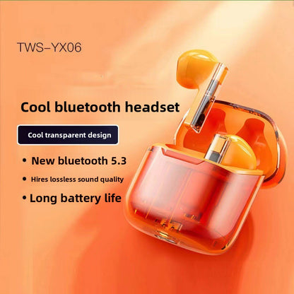 Transparent Game Bluetooth Headphones