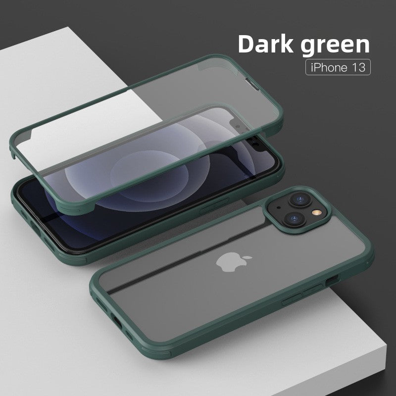Transparent glass phone case