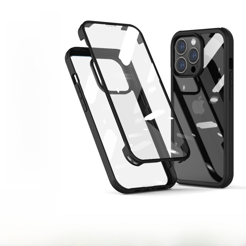 Transparent glass phone case