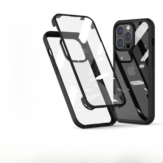 Transparent glass phone case