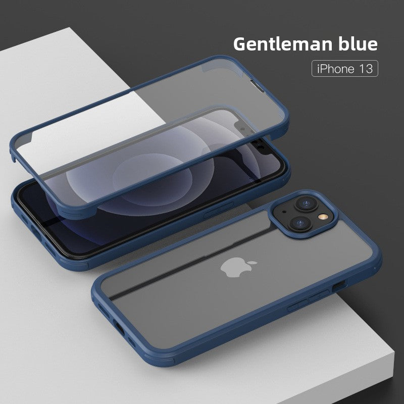 Transparent glass phone case