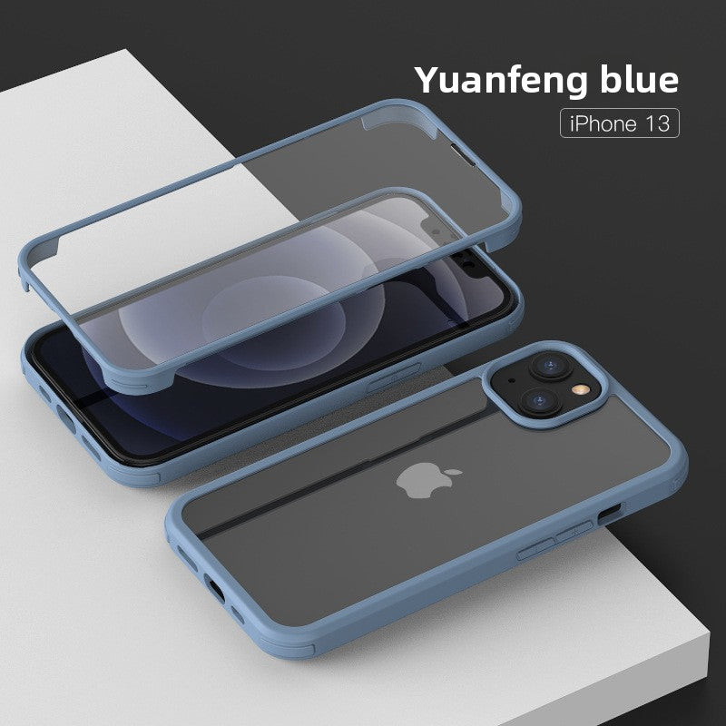 Transparent glass phone case