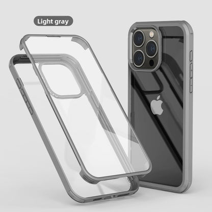 Transparent glass phone case