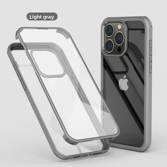 Transparent glass phone case