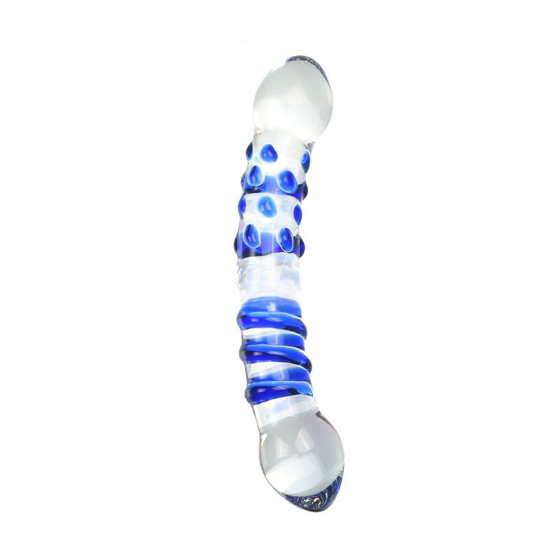 Transparent glass sex toys