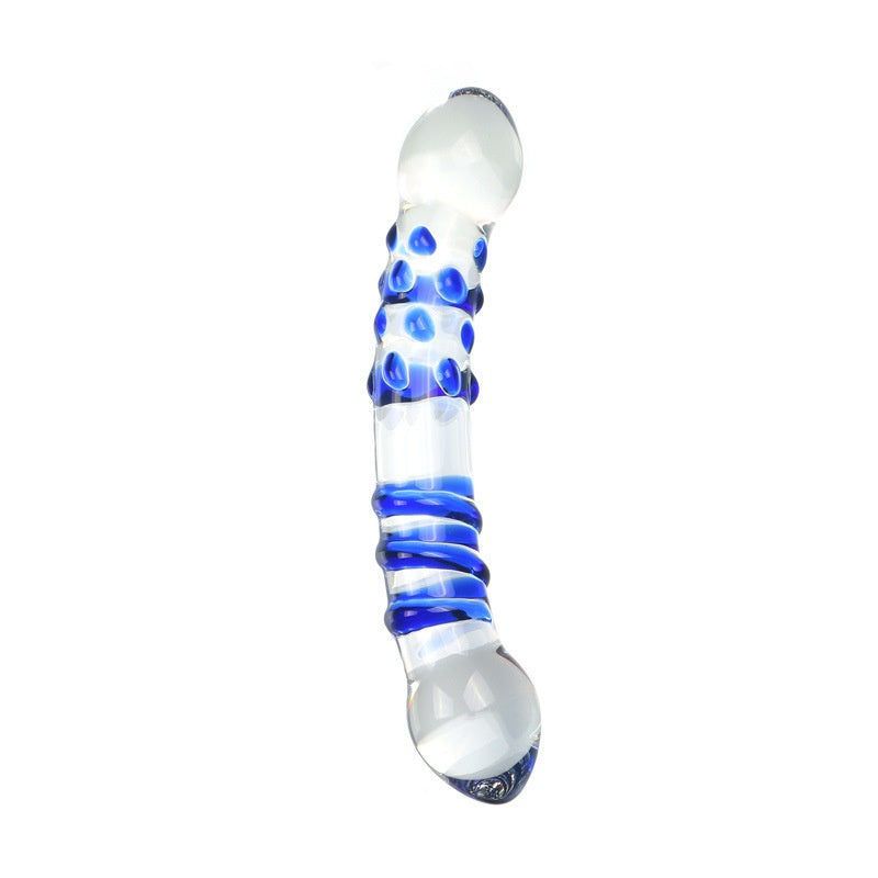 Transparent glass sex toys