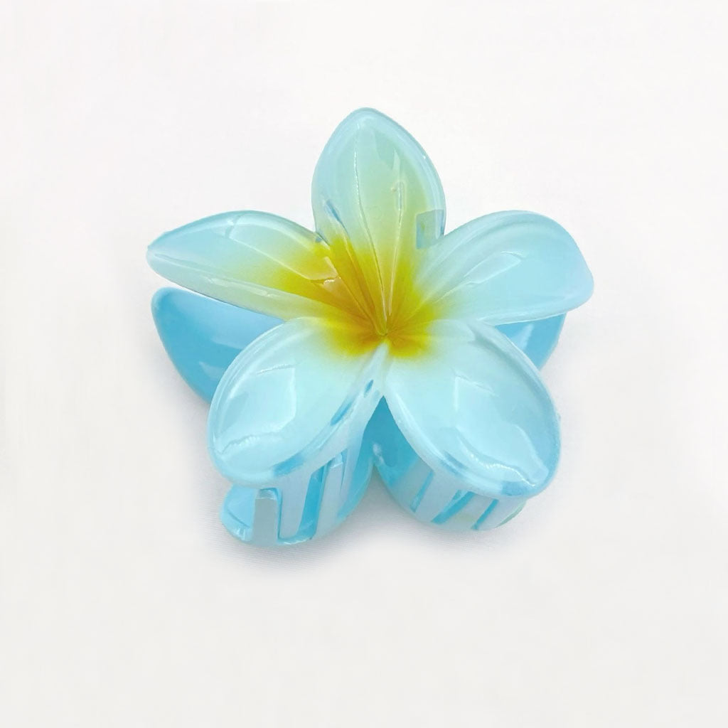 Transparent Gradient Color Egg Flower Hairpin