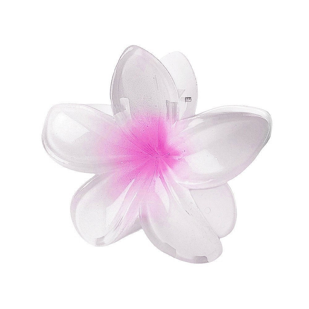 Transparent Gradient Color Egg Flower Hairpin