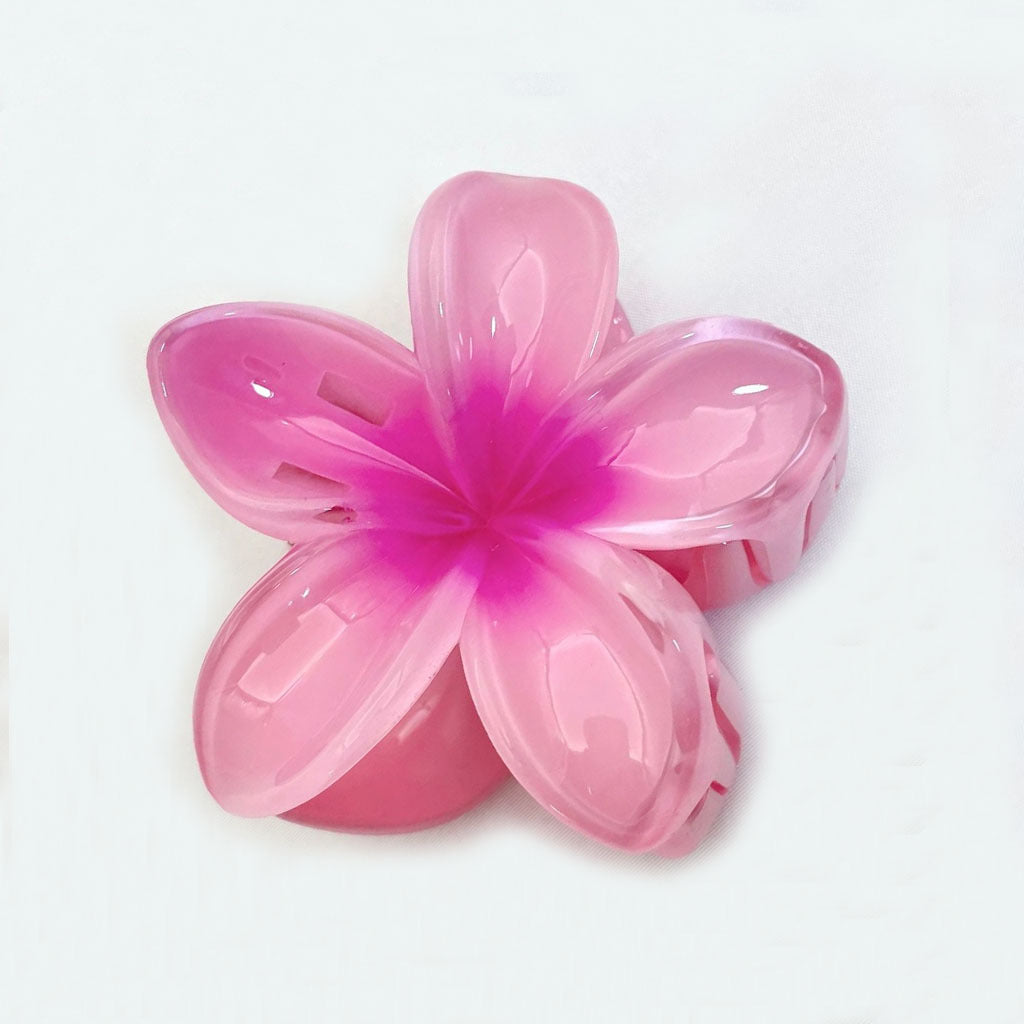 Transparent Gradient Color Egg Flower Hairpin