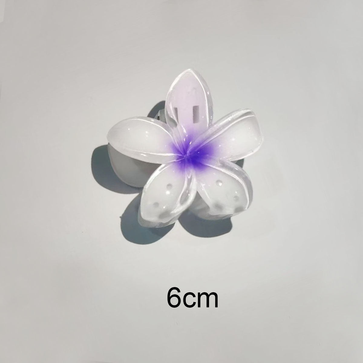 Transparent Gradient Color Egg Flower Hairpin