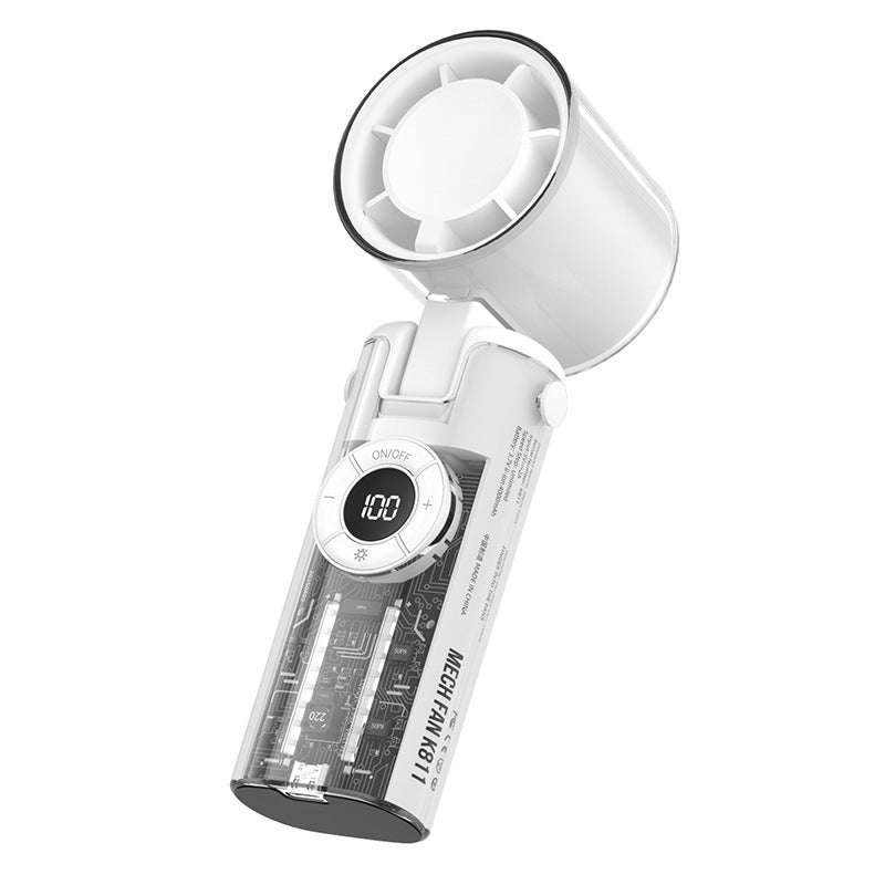 Transparent Handheld Cooling Fan