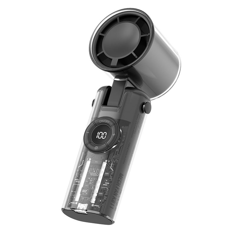 Transparent Handheld Cooling Fan